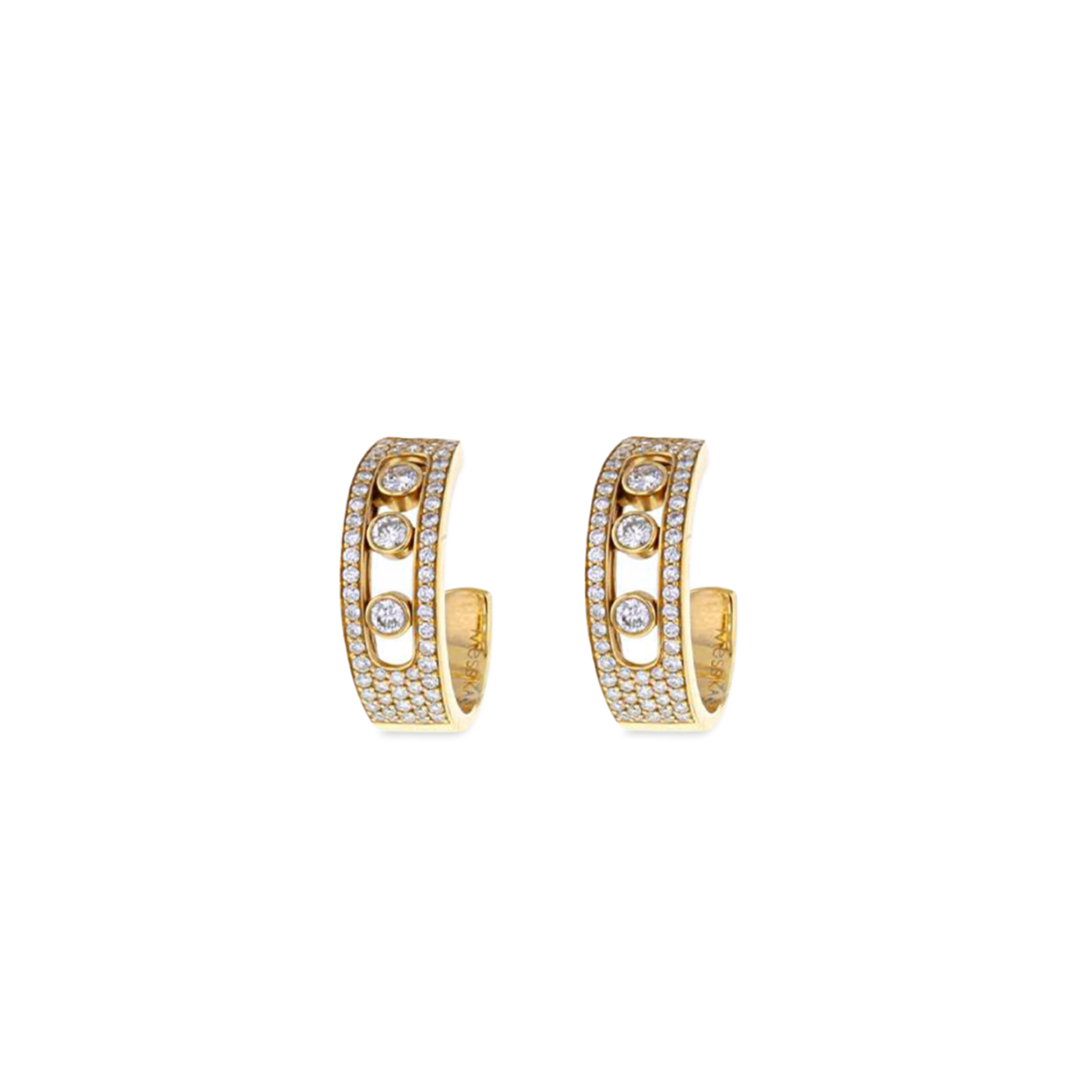 Mes1kaa move hoop earrings